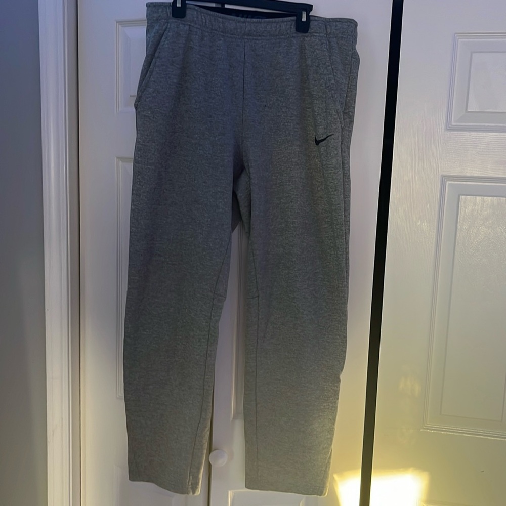 Grey Straight Leg Nike Sweats